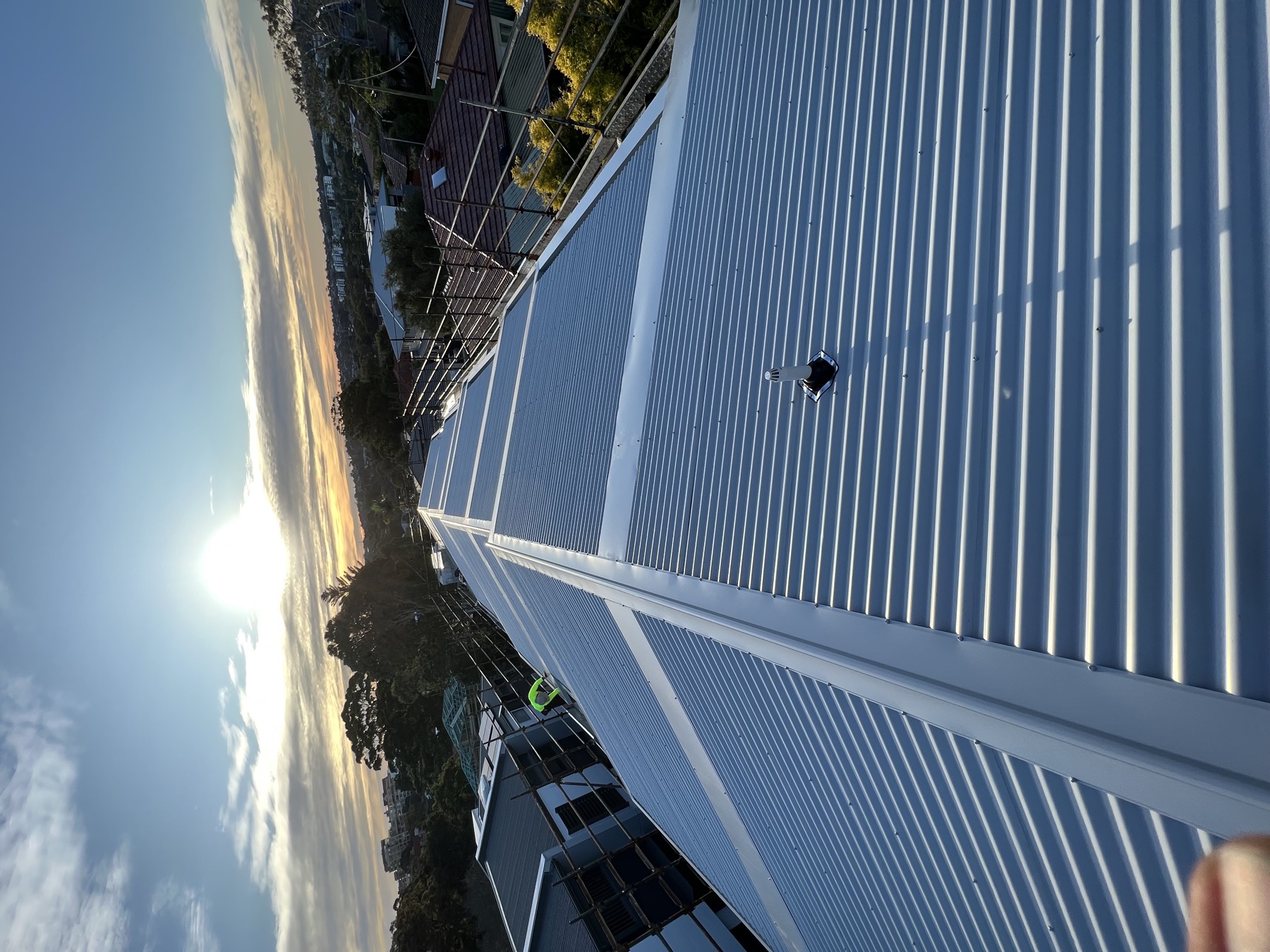 New metal roof, Chatswood